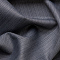 Grey Navy Two-Tone Twill Fabric