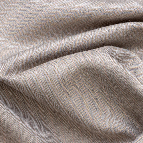 Beige Rose Herringbone Fabric