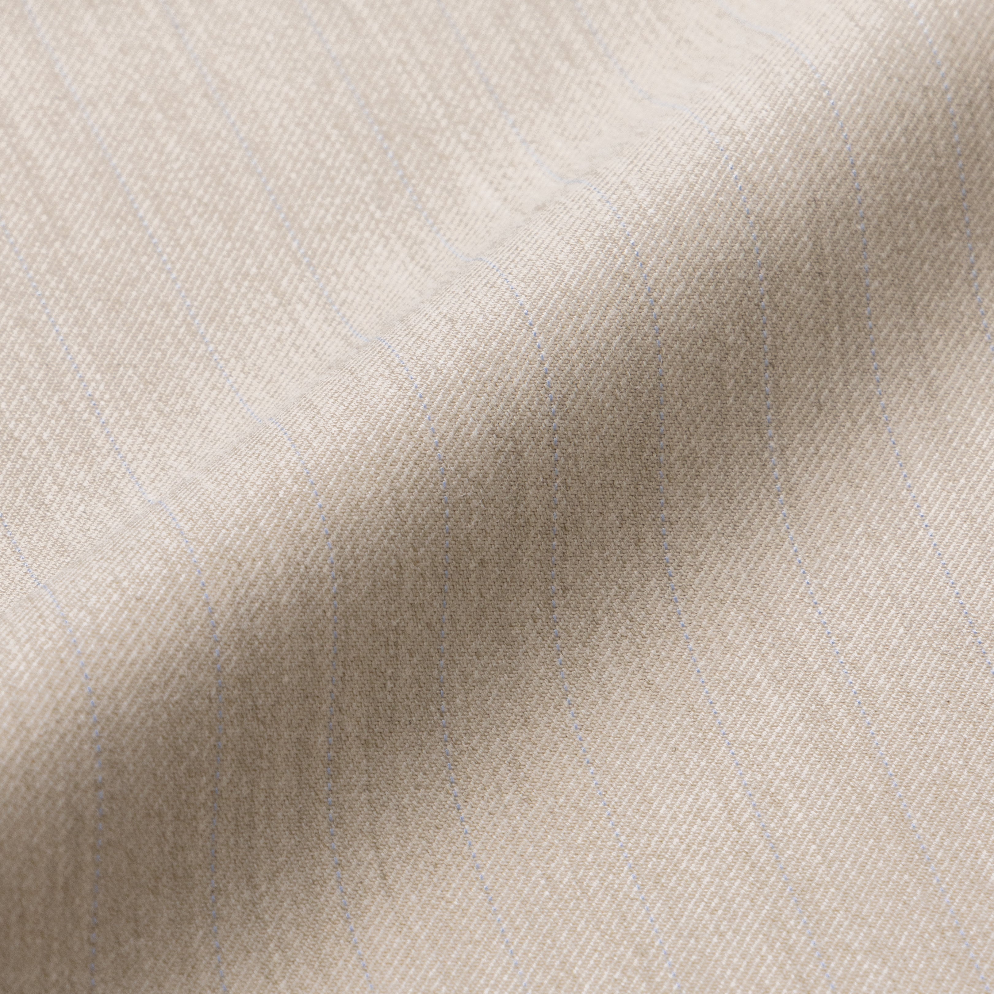 Navy Tonal Stripe Herringbone Fabric
